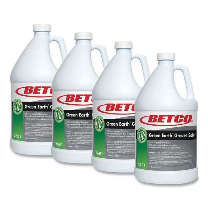 BioActive Solutions Grease Solv, 1 gal Bottle, 4/Carton