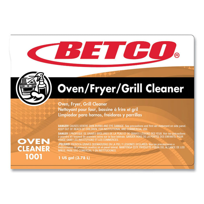 Oven Fryer Grill Cleaner, 1 gal Bottle, 4/Carton