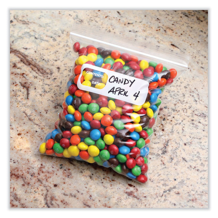 Reclosable Food Storage Bags, Quart, 7" x 8", Clear, 500/Box