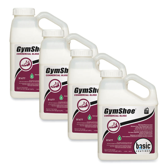 GymShoe Gloss Sport Finish, 1 gal Bottle, 4/Carton
