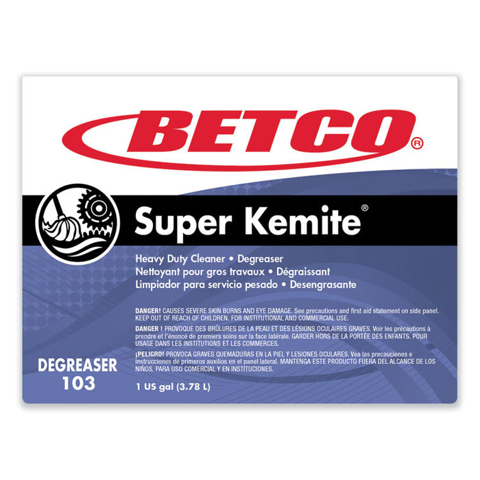 Super Kemite Butyl Degreaser, 1 gal Bottle, 4/Carton