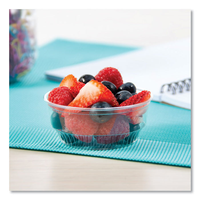Sundae Cups, 3.5 oz, Plastic, Clear, 50/Bag, 20 Bags/Carton