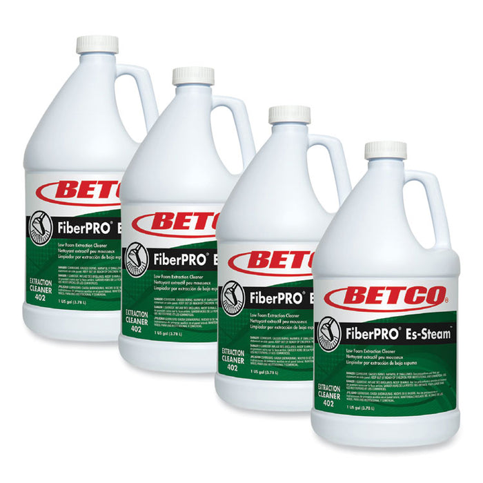 FiberPRO Es-Steam Carpet Cleaner, Country Fresh Scent, 1 gal Bottle, 4/Carton
