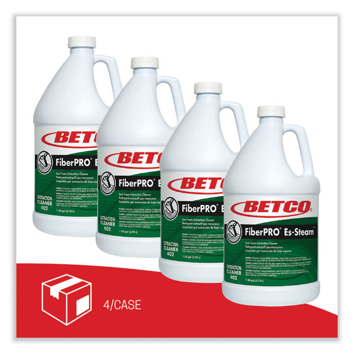 FiberPRO Es-Steam Carpet Cleaner, Country Fresh Scent, 1 gal Bottle, 4/Carton