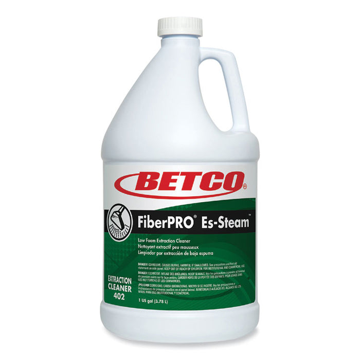 FiberPRO Es-Steam Carpet Cleaner, Country Fresh Scent, 1 gal Bottle, 4/Carton
