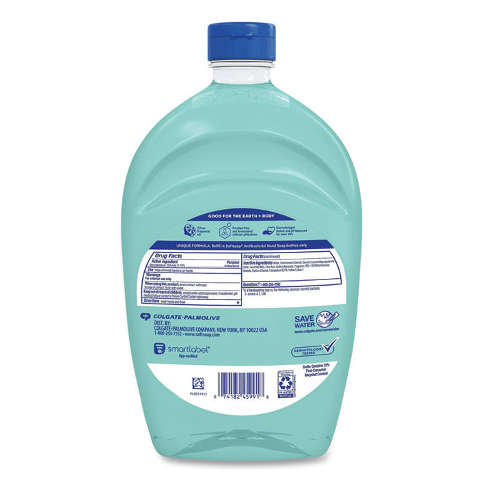 Antibacterial Liquid Hand Soap Refill, Fresh Scent, Green, 50 oz
