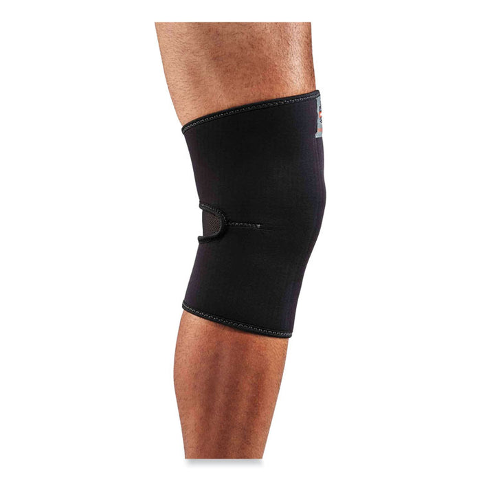 ProFlex 600 Neoprene Single Layer Knee Sleeve, Small, Black