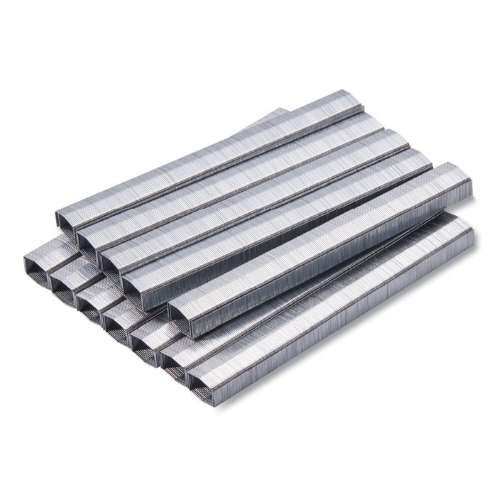 B8 PowerCrown Premium Staples, 0.25" Leg, 0.5" Crown, Steel, 5,000/Box