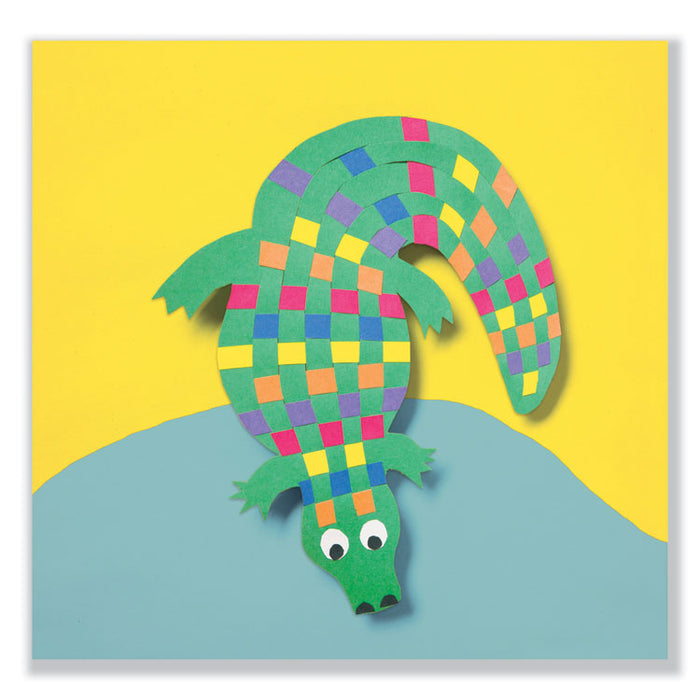 SunWorks Construction Paper Smart-Stack, 50 lb Text Weight, 12 x 18, Assorted, 150/Pack
