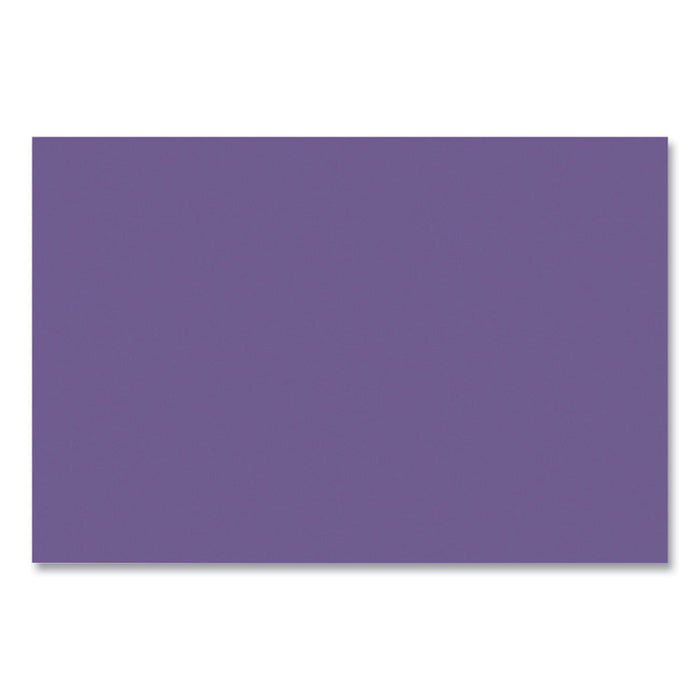 SunWorks Construction Paper, 50 lb Text Weight, 12 x 18, Violet, 50/Pack