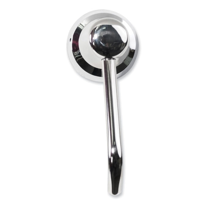 Manual Top-Fill Liquid Soap Dispenser, 4" Spout, 20 oz, 5.63 x 5.63 x 11.25, Chrome