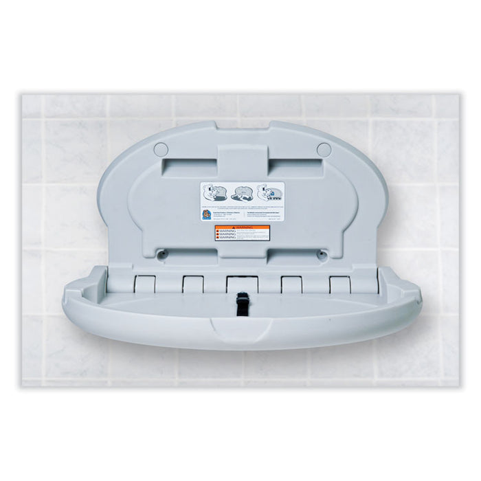 KB208 Oval Wall Mounted, 34 x 21, Gray