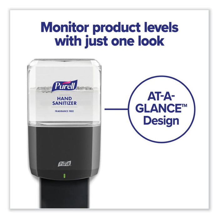 Advanced Hand Sanitizer Gel Refill, 1,200 mL, Clean Scent, For ES6 Dispensers, 2/Carton