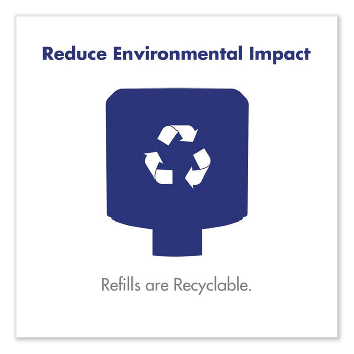 Advanced Hand Sanitizer Foam, For ES8 Dispensers, 1,200 mL Refill, Clean Scent, 2/Carton