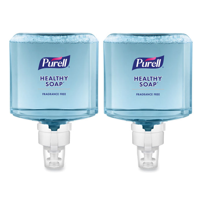 HEALTHY SOAP Gentle and Free Foam Refill, For ES8 Dispensers, Fragrance-Free, 1,200 mL, 2/Carton