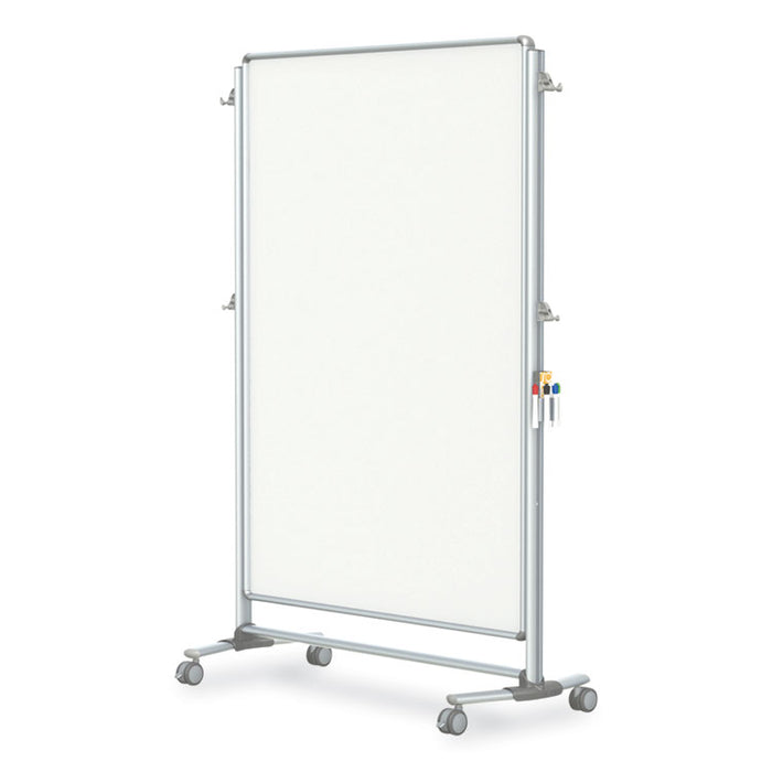 Nexus Partition Whiteboard, 48" x 60", White Surface, Satin Aluminum Frame
