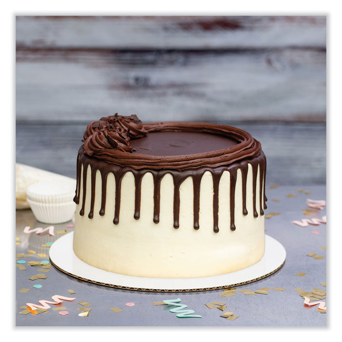 Bright White Cake Circles, 16" Diameter, Bright White, Paper, 100/Carton