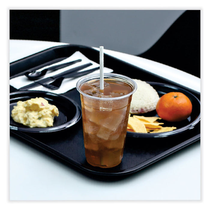 Individually Wrapped Paper Straws, 7.75 x 0.25, White, 3,200/Carton
