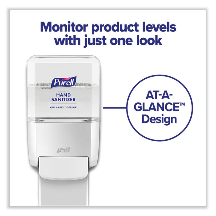 Push-Style Hand Sanitizer Dispenser, 1,200 mL, 5.25 x 8.56 x 12.13, White