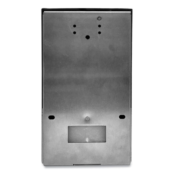 Manual Skincare Dispenser, 1 L, 5.1 x 4.6 x 9.3, Silver
