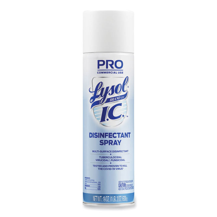 Disinfectant Spray, Original Scent, 19 oz Aerosol Spray, 12/Carton