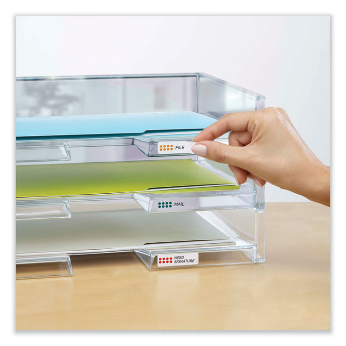 Removable Multi-Use Labels, Inkjet/Laser Printers, 0.5 x 1.75, White, 80/Sheet, 25 Sheets/Pack
