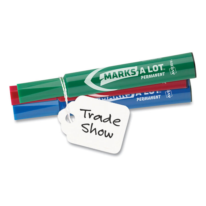Medium-Weight White Marking Tags, 2.75 x 1.69, 1,000/Box