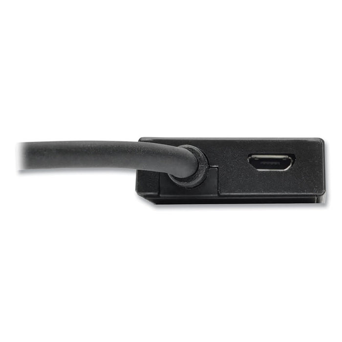 Ultra-Slim Portable USB 3.0 SuperSpeed Hub, 4 Ports, Black
