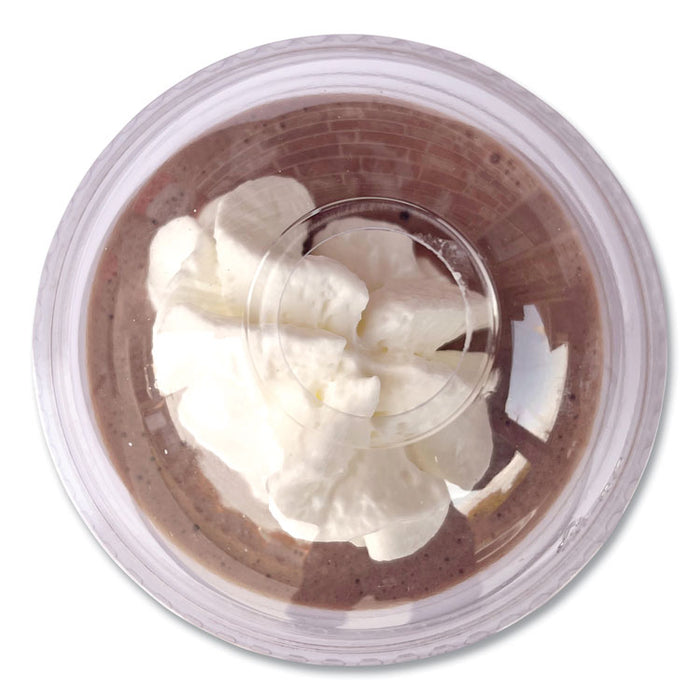 PET Cold Cup Dome Lids, Fits 9 oz to 10 oz Cold Cups, Plastic, Clear, 1,000/Carton