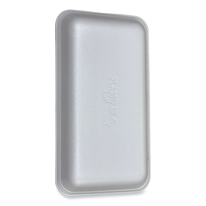 Meat Trays, #15P, 14.44 x 7.88 x 1.37, White, Foam, 200/Carton