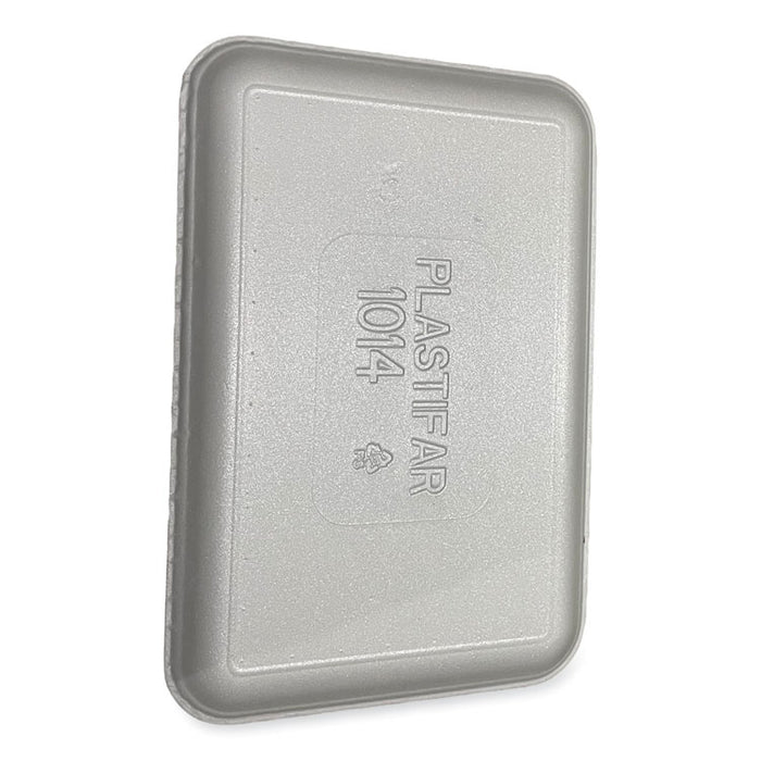 Meat Trays, 13.81 x 9.25 x 0.71, White, Foam, 100/Carton