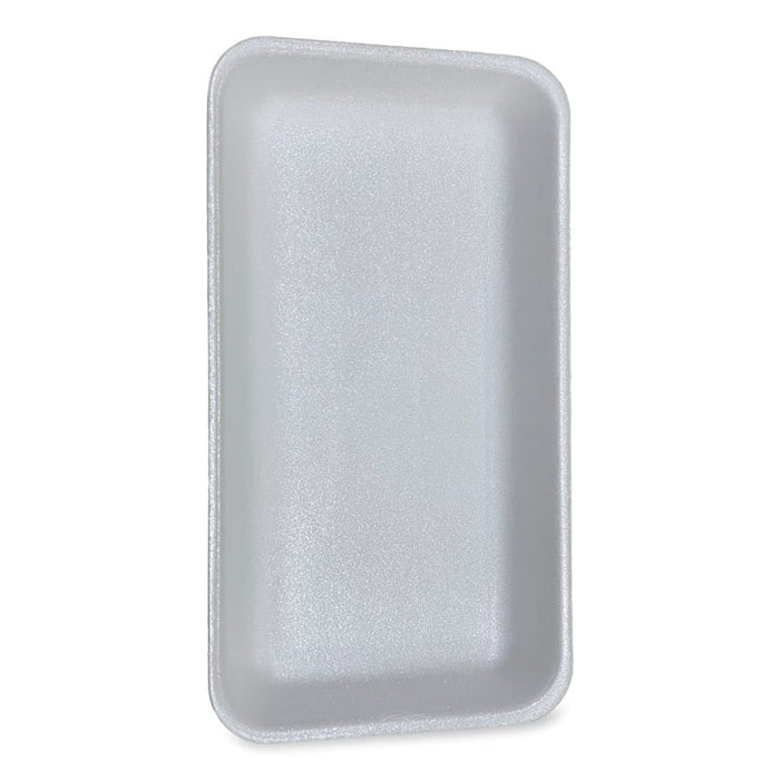 Meat Trays, #15P, 14.44 x 7.88 x 1.37, White, Foam, 200/Carton