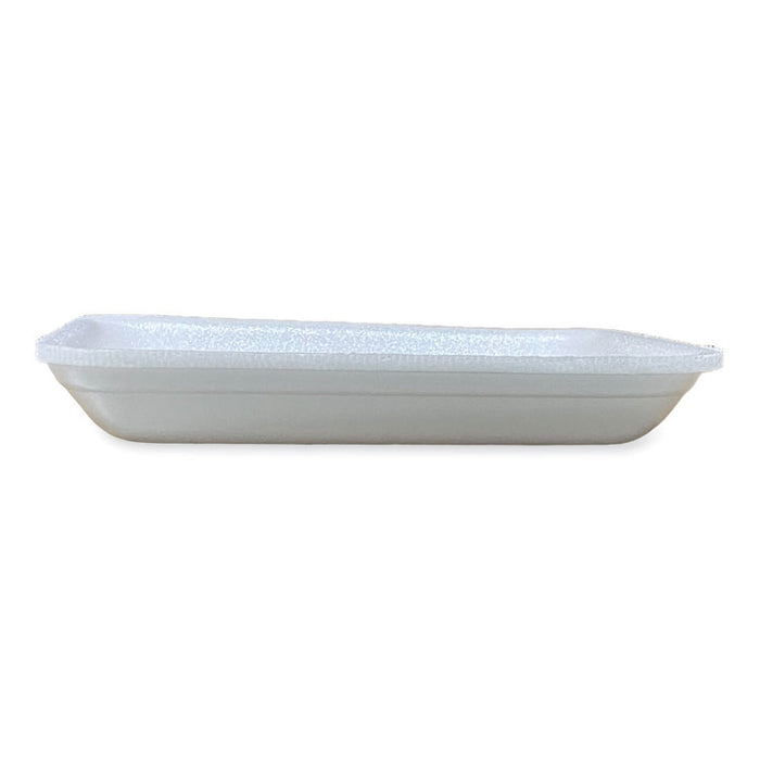 Meat Trays, #3P, 8.7 x 6.6 x 1.1, White, Foam, 400/Carton