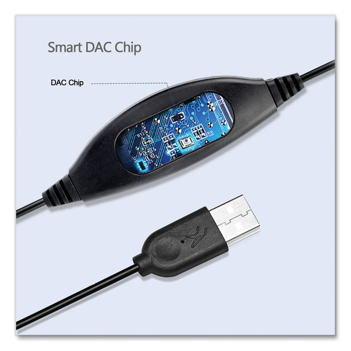 Xtream P2 Binaural Over The Head Headset with Microphone, Black