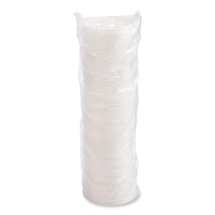Lift n' Lock Plastic Hot Cup Lids, Fits 8 oz Hot Cups, White, 1,000/Carton