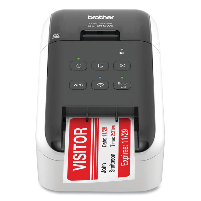 QL-810WC Ultra Fast Label Printer, 110 Labels/min Print Speed, 5 x 5.7 x 9.2