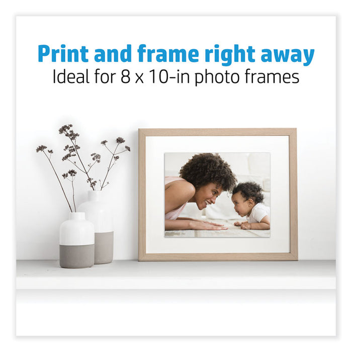 Advanced Photo Paper, 10.5 mil, 8 x 10, Glossy White, 25/Pack