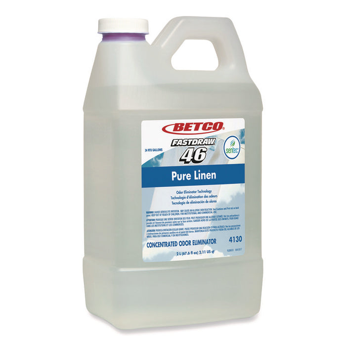 SenTec Pure Linen Concentrate Odor Eliminator, Pure Linen, 2 L Bottle, 2/Carton