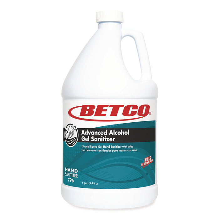 Advanced Gel Hand Sanitizer, 1 gal Bottle, Light and Fresh Scent, 4/Carton