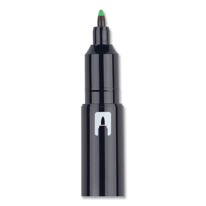 Highlighters, Yellow Green Ink, Bullet/Chisel Tip, Yellow Green Barrel, 10/Box