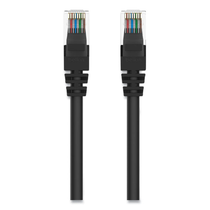 CAT6 UTP Computer Patch Cable, 10 ft, Black