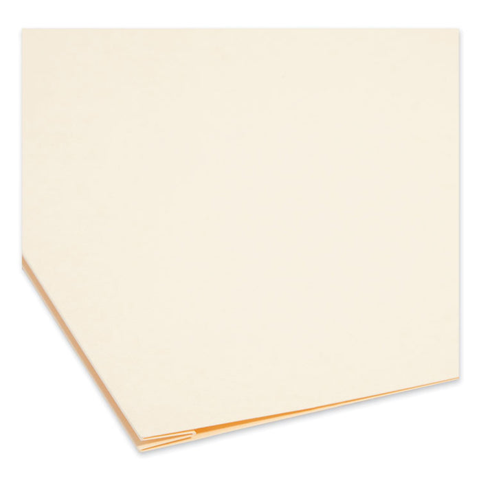 Top Tab Manila Expansion Fastener Folders, 1/3-Cut Tab: Assorted, Expands 1.5", 2 Fasteners, Legal Size, Manila, 50/Box