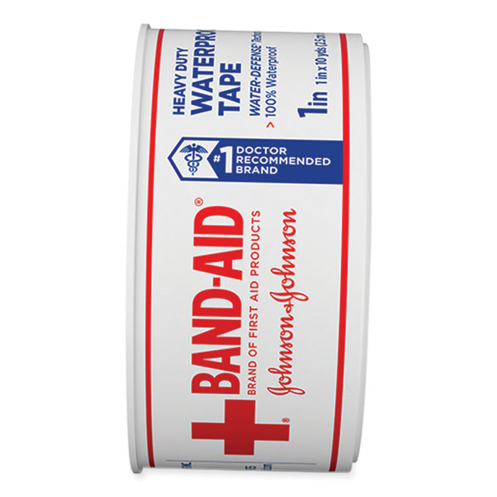 Water Block Waterproof Medical Tape, 1 x 10 yds, White