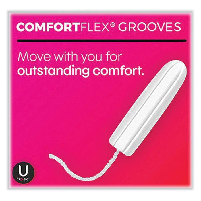 U by Kotex Click Compact Tampons, Regular Absorbency, 32/Pack
