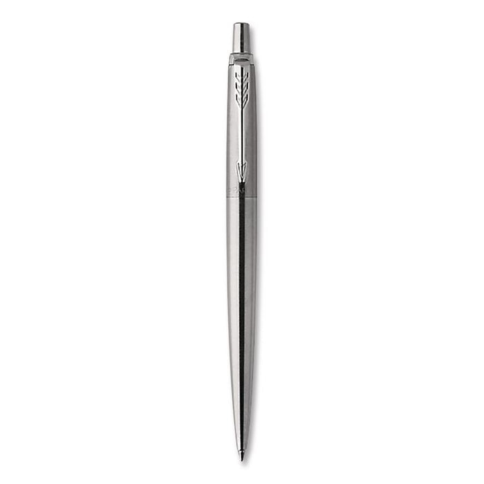 Jotter Gel Pen, Retractable, Medium 0.7mm, Black Ink, Stainless Steel Barrel