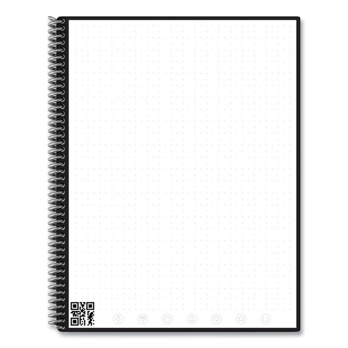 Core Smart Notebook, Dotted Rule (4 sq/in), Red Cover, (16) 11 x 8.5 Sheets