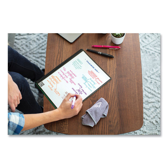 Core Smart Notebook, Dotted Rule (4 sq/in), Red Cover, (16) 11 x 8.5 Sheets