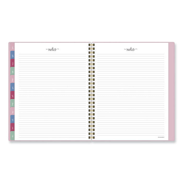 Harmony Weekly/Monthly Poly Planner, 8.81 x 7.88, Pink Cover, 13-Month: Jan 2026 to Jan 2027