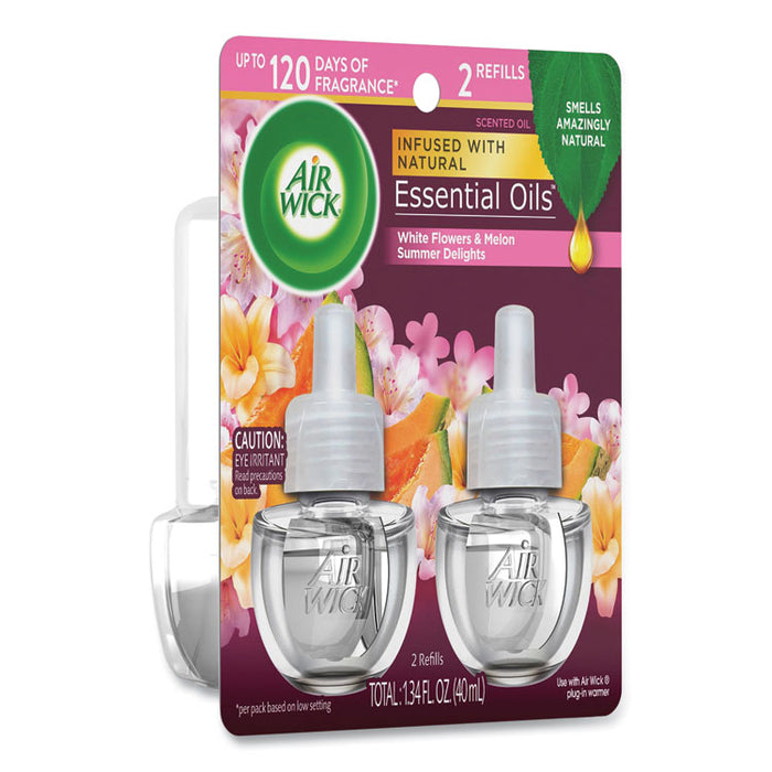 Scented Oil Refills, Summer Delights, 0.67 oz, 2/Pack