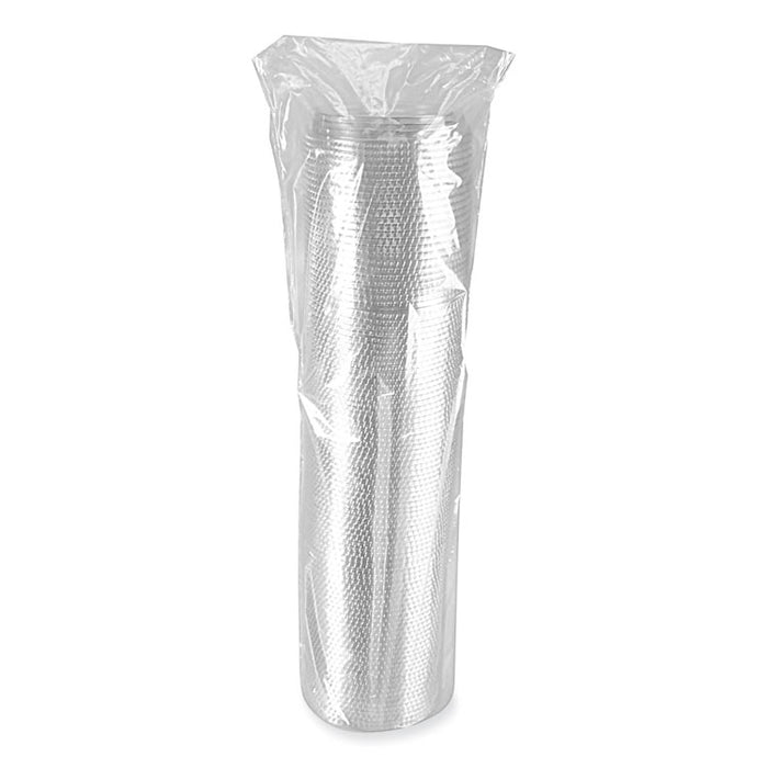 Greenware Cold Drink Lids, Sip Lid, Fits 12 oz to 24 oz Cold Cups, Plastic, Clear, 1,000/Carton